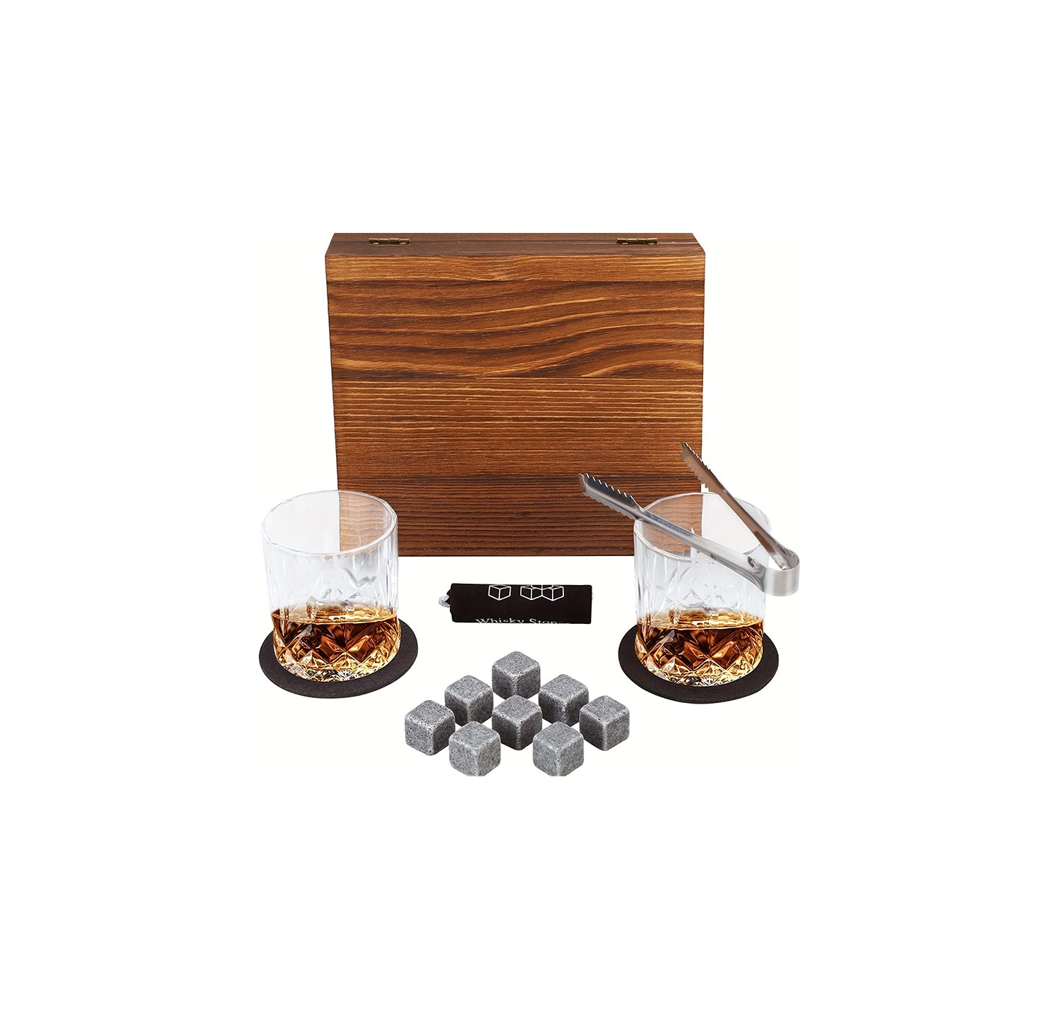 FUMOIR - 1 Wooden Whiskey Set